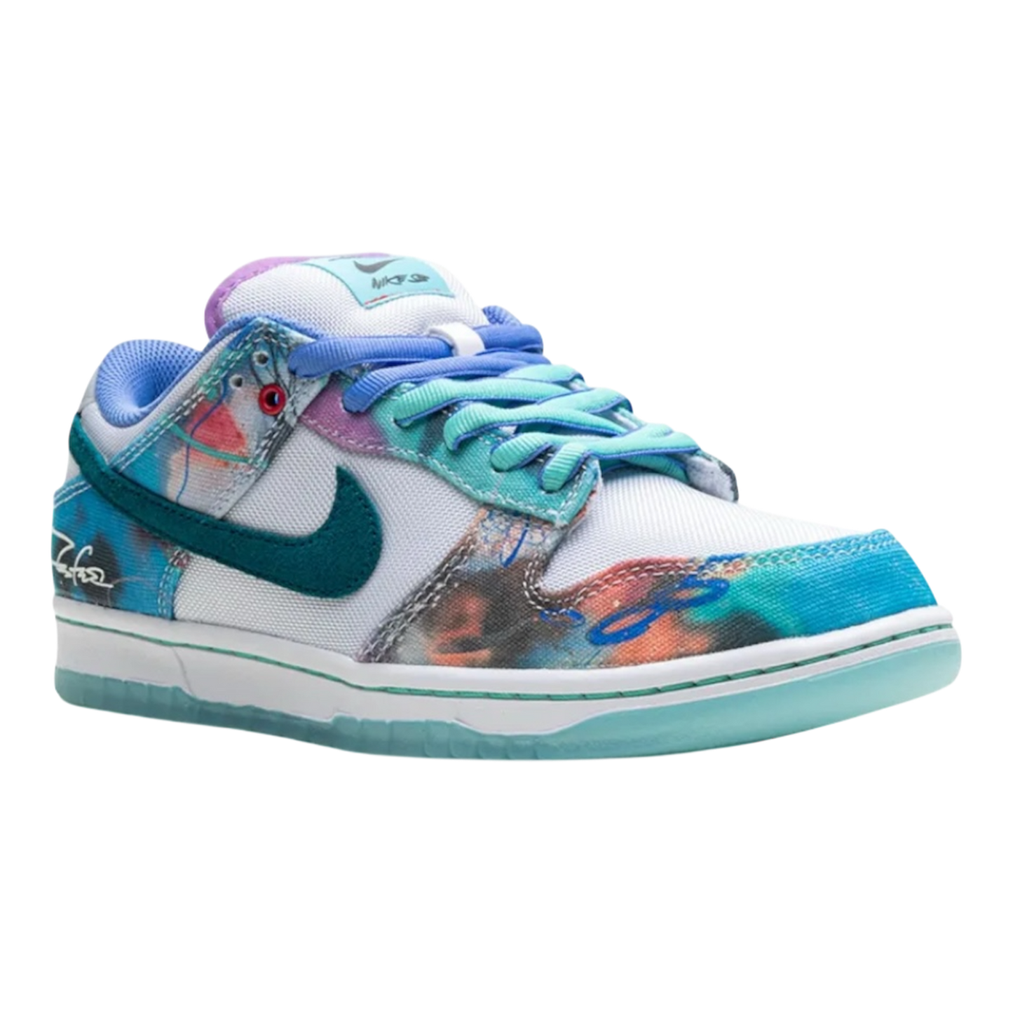 Futura Laboratories x Nike Dunk Low SB 'Bleached Aqua'