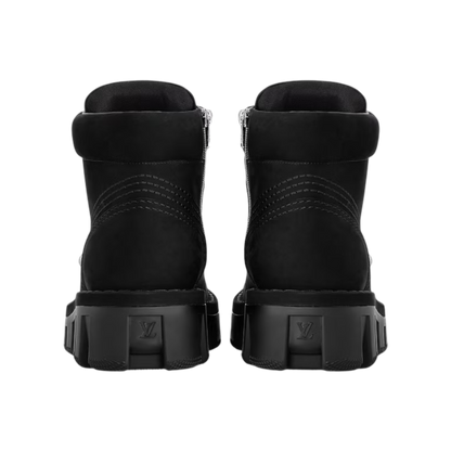 حذاء لويس فويتون LV ذو رباط للكاحل باللون الأسود
