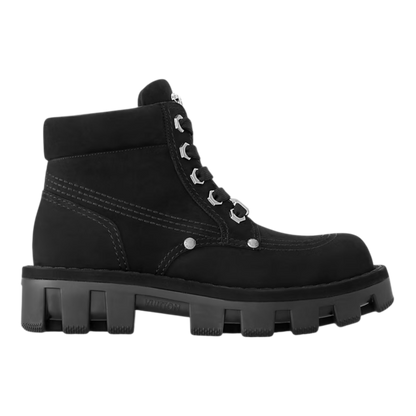 حذاء لويس فويتون LV ذو رباط للكاحل باللون الأسود