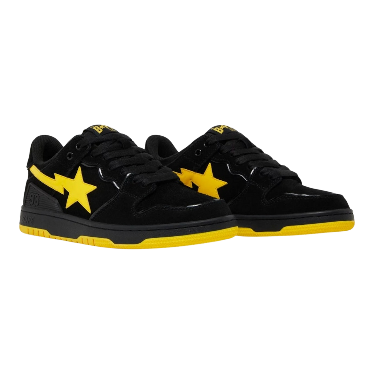 A Bathing Ape Sk8 Sta ‘Black Electric Yellow’