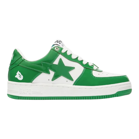 A Bathing Ape Bape Sta
Patent Leather ‘Green White’