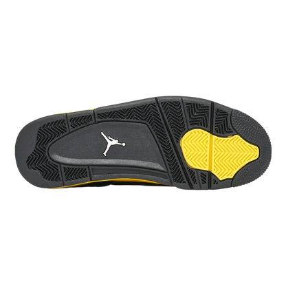 Air Jordan 4 Retro 'Thunder’ “Black/Tour Yellow”