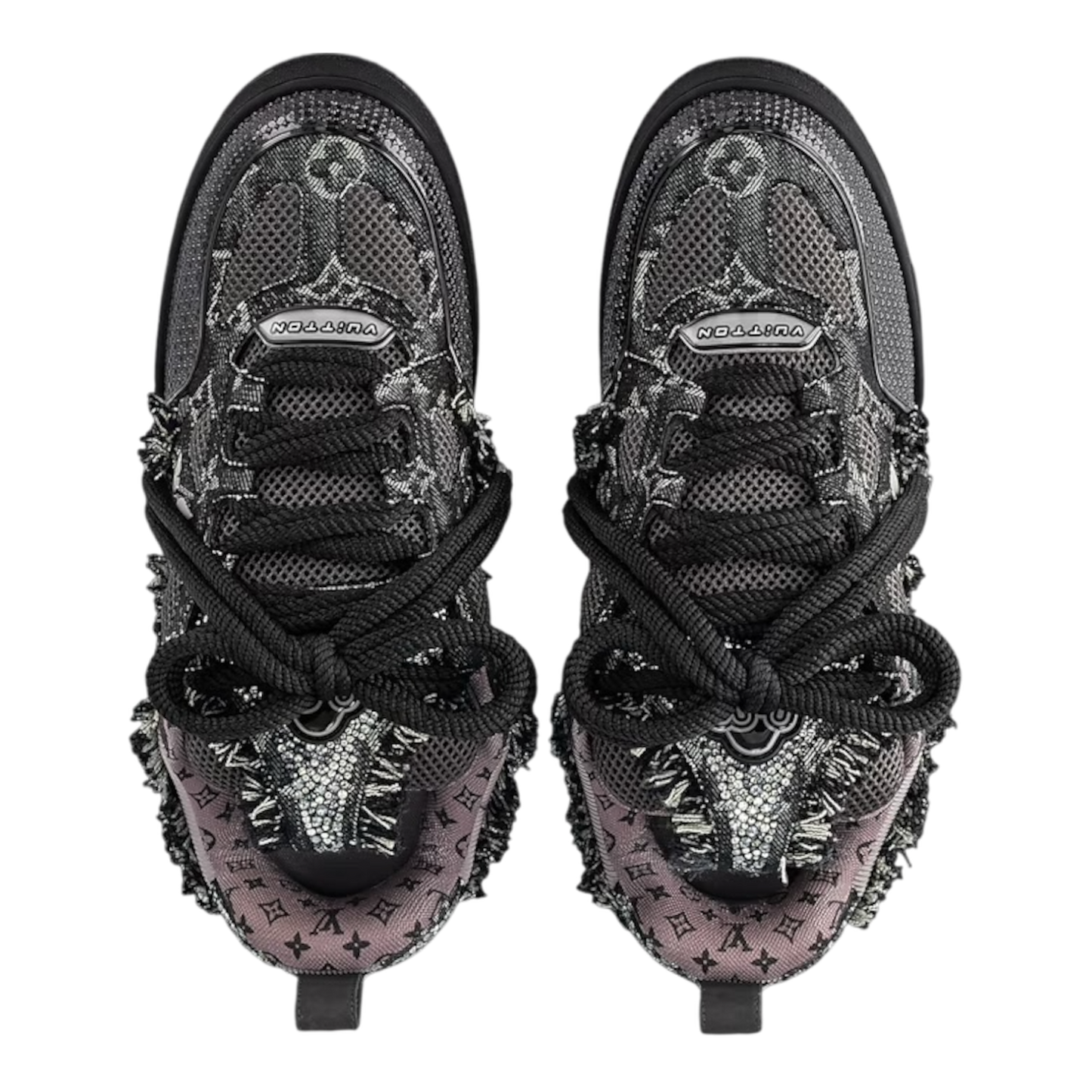Louis Vuitton Skate 'Black Swarovski Monogram'