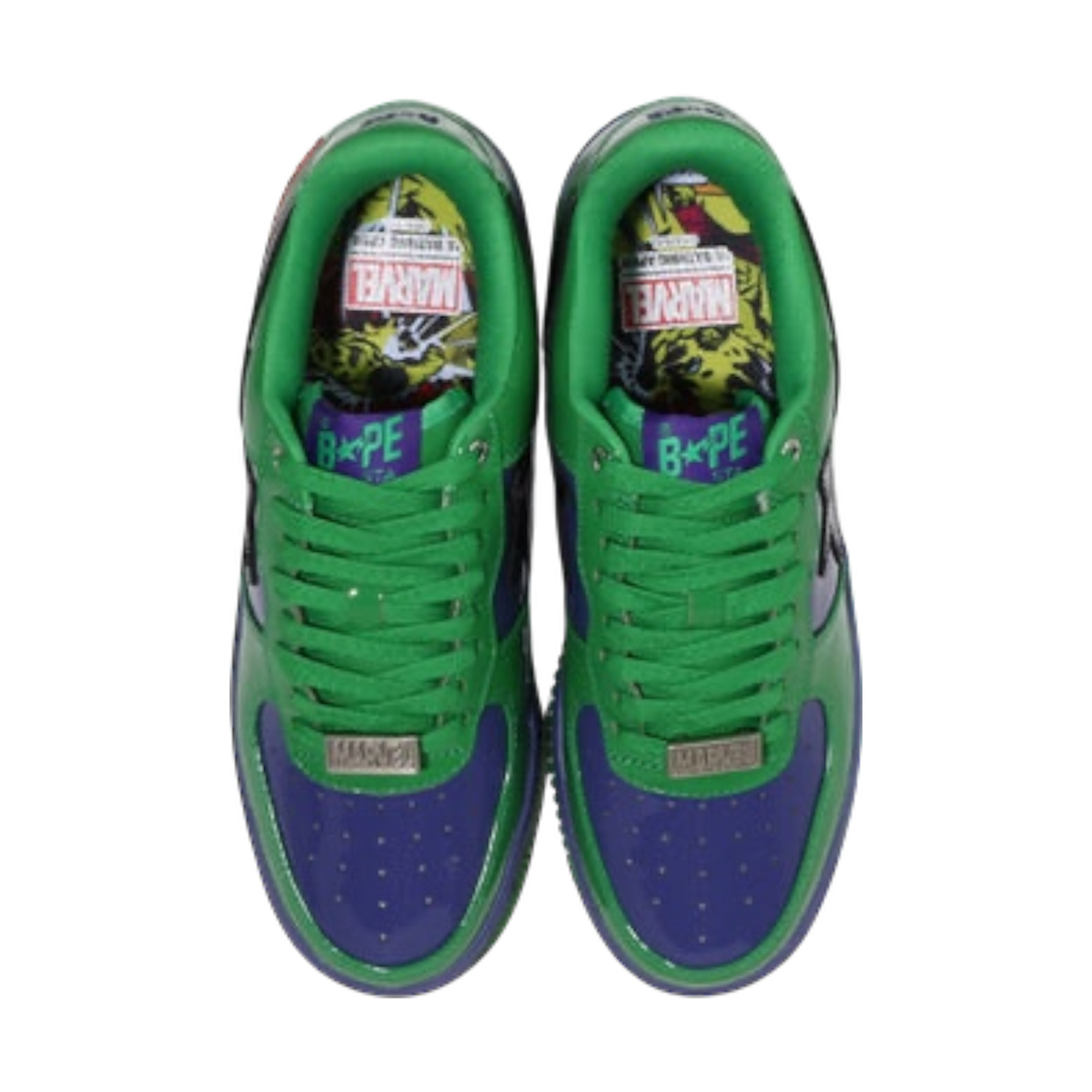 A Bathing Ape Bape Sta Marvel Comics Hulk ‘Green Purple’
