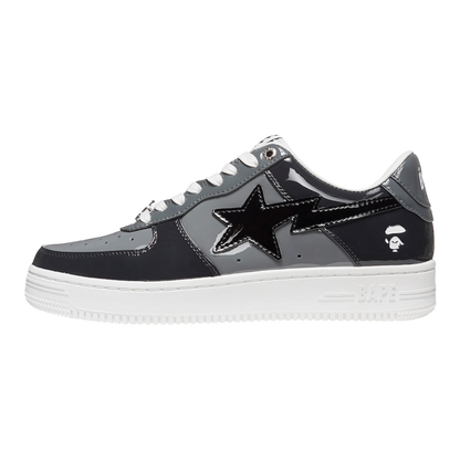 A Bathing Ape Bape Sta Patent Leather ‘Black/Grey’