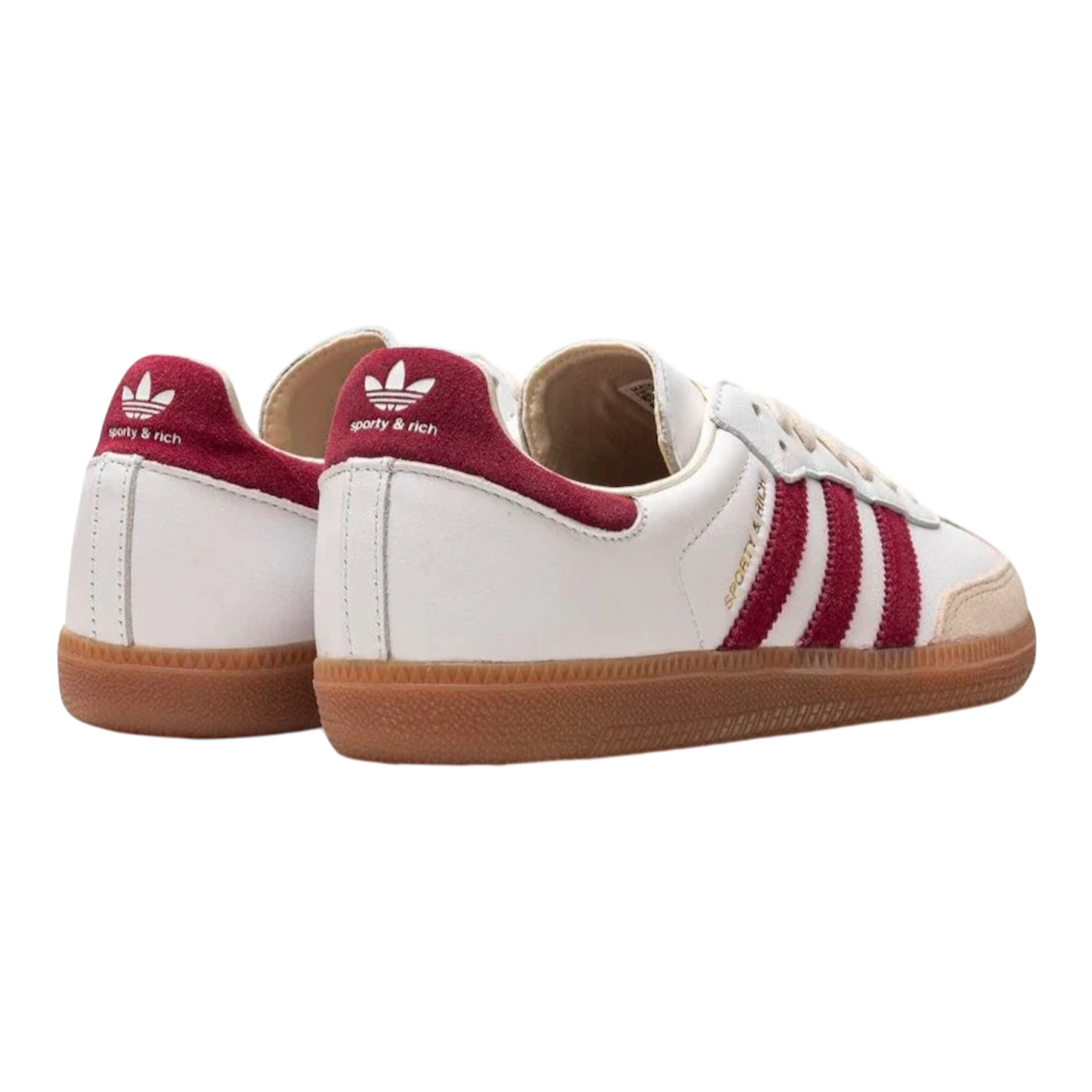 Sporty & Rich x Adidas Samba OG 'White Core Burgundy'