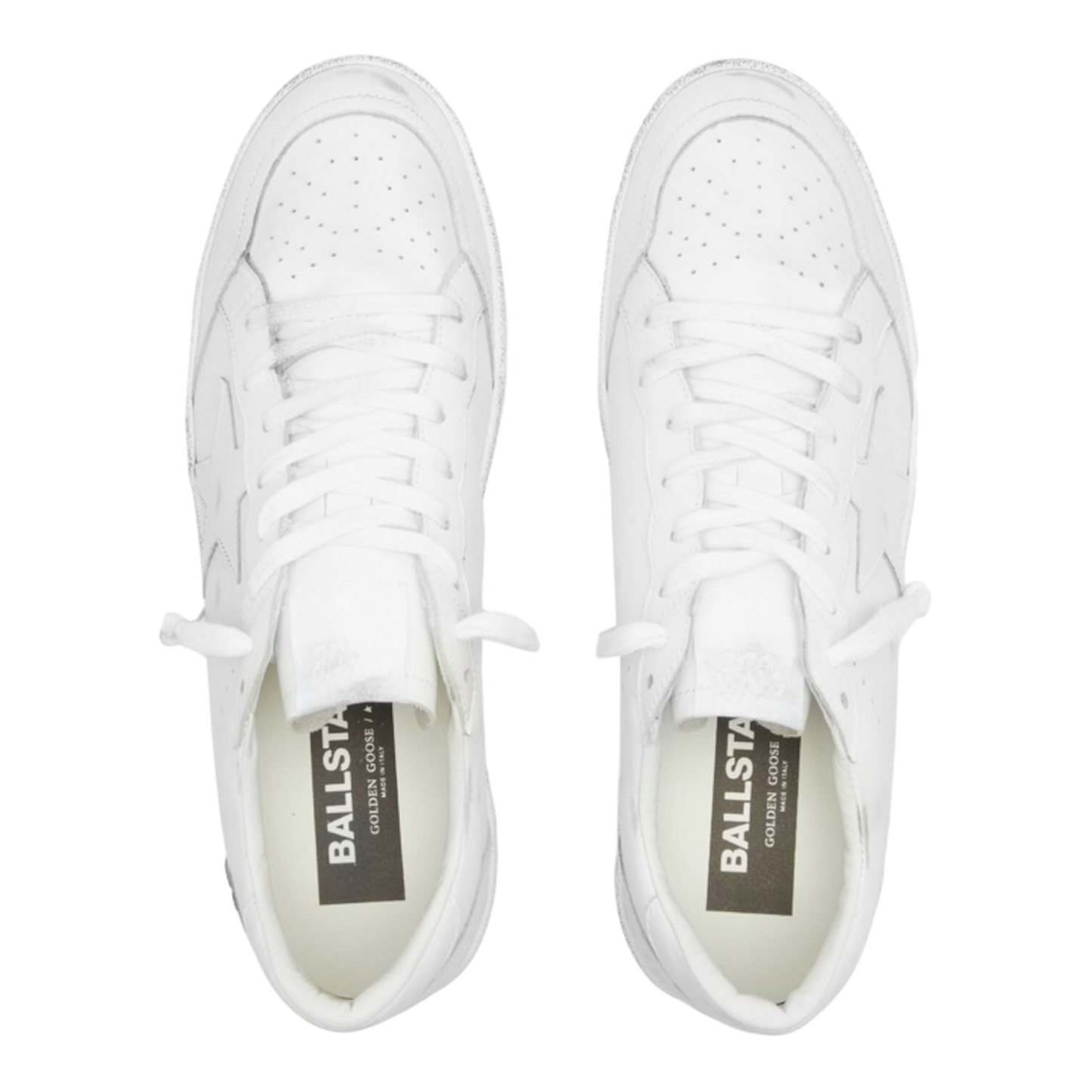 GOLDEN GOOSE BALL STAR LEATHER SNEAKER ‘Optic White’