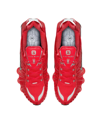 Nike Shox TL “Speed red/ Metallic Sliver’