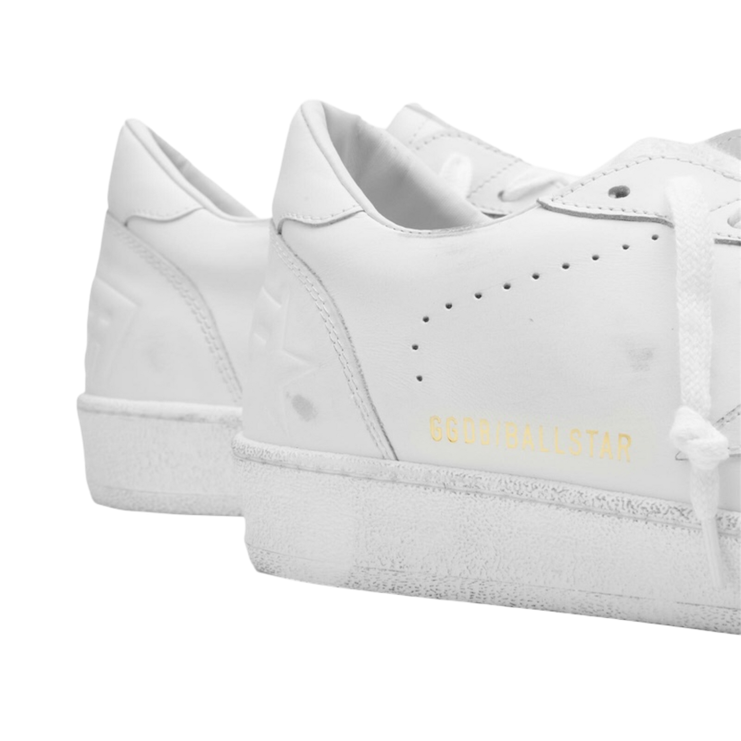 GOLDEN GOOSE BALL STAR LEATHER SNEAKER ‘Optic White’
