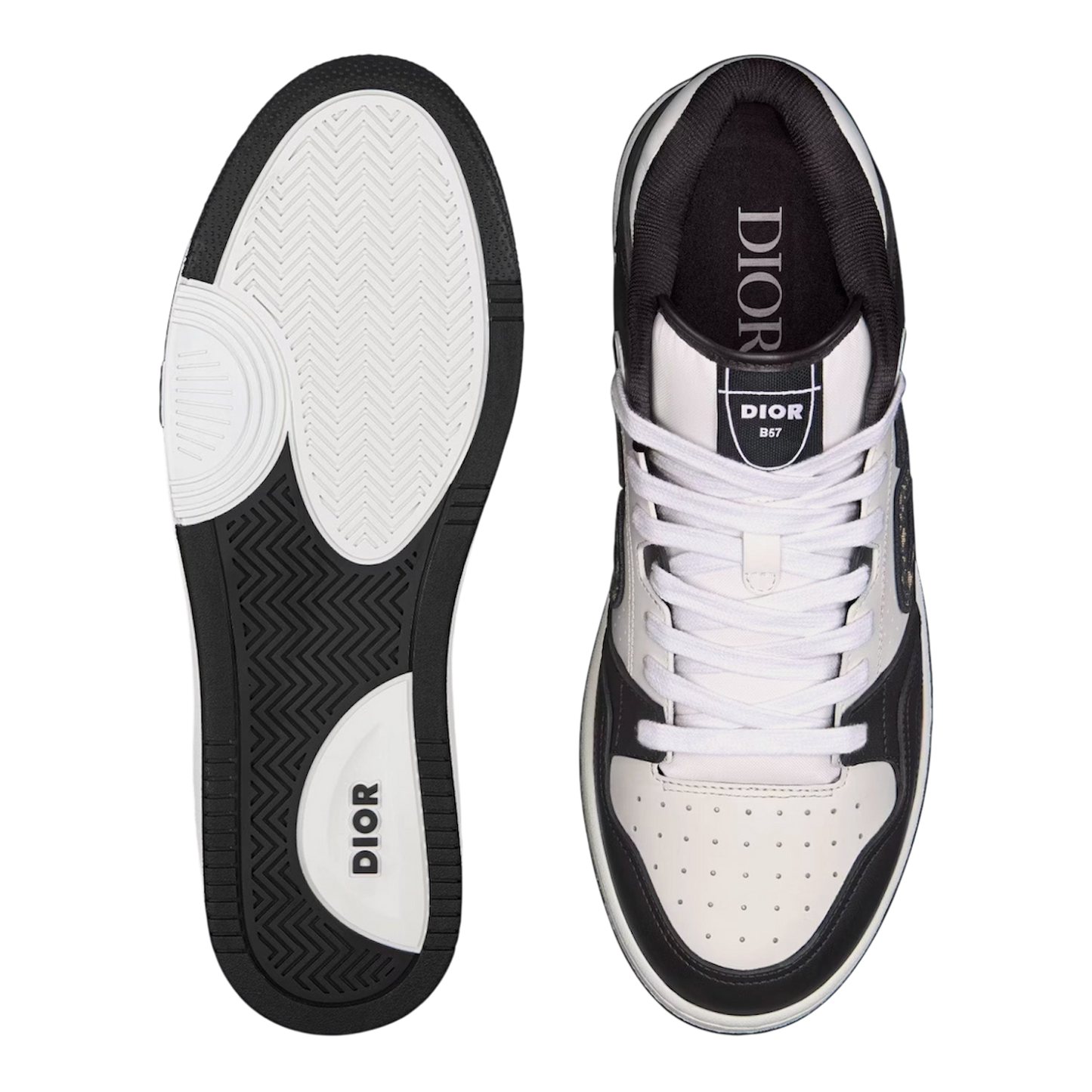 Dior B57 Mid “Dior Oblique” ‘Black White'