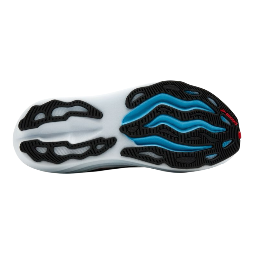 حذاء رياضي بروكس جليسرين ماكس "أسود سماوي أزرق"