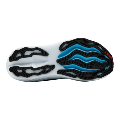 حذاء رياضي بروكس جليسرين ماكس "أسود سماوي أزرق"