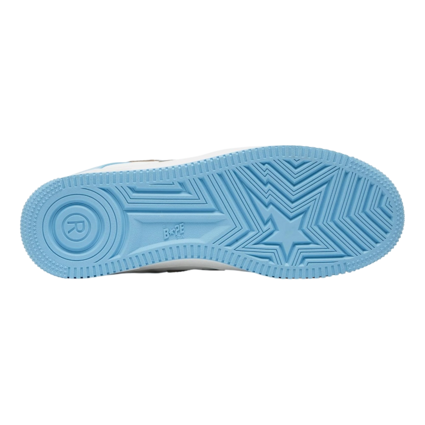 A Bathing Ape Bape Sta Patent Leather ‘Blue White’