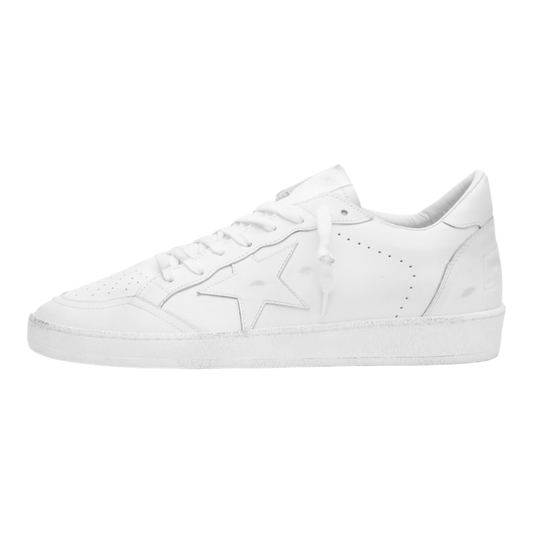 GOLDEN GOOSE BALL STAR LEATHER SNEAKER ‘Optic White’