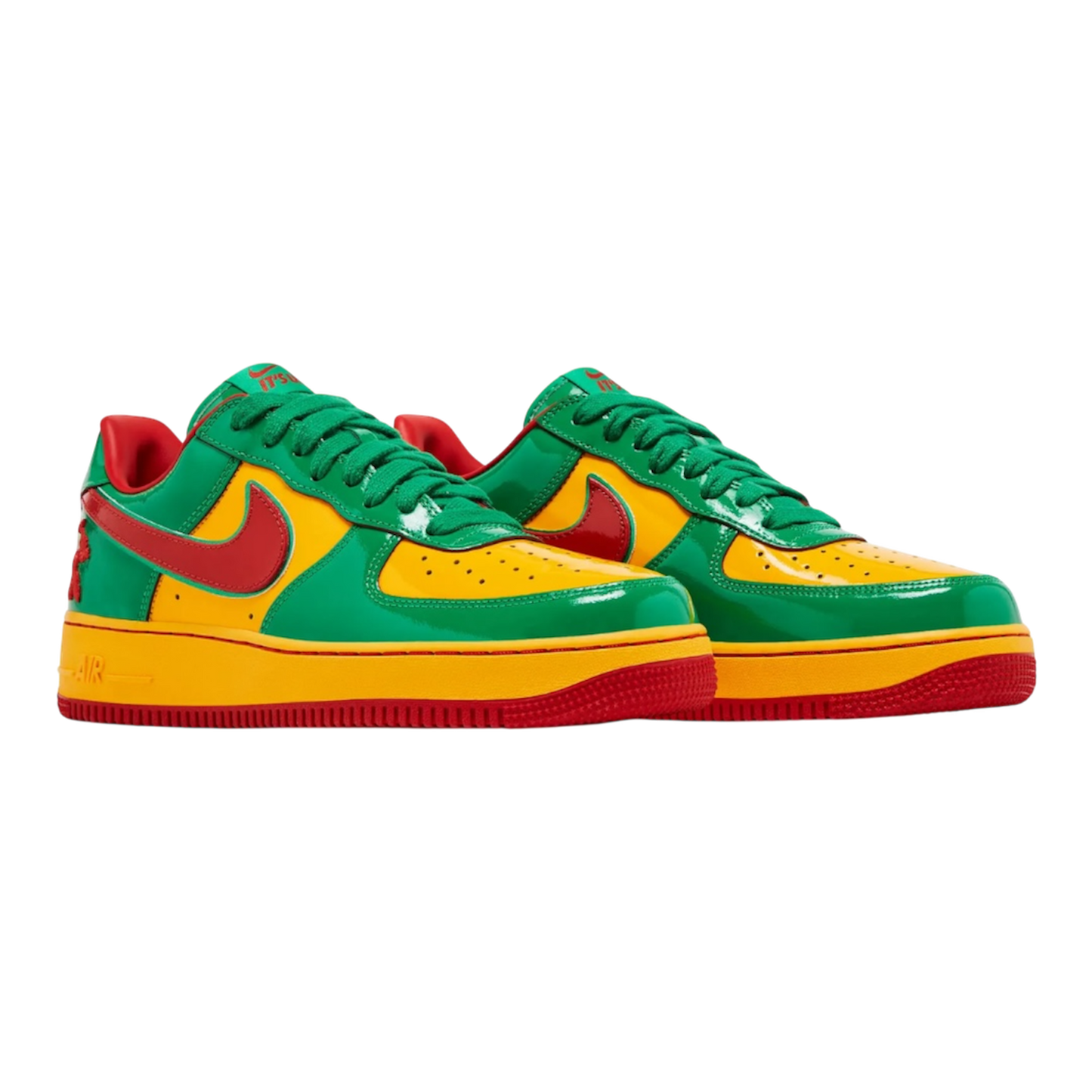 حذاء Air Force 1 Low X Lil Yachty Concrete Boys 'Lucky Green/Mystic Red/Yellow'