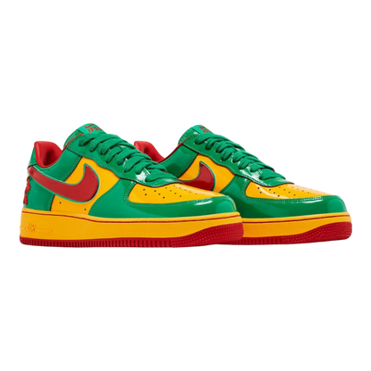 حذاء Air Force 1 Low X Lil Yachty Concrete Boys 'Lucky Green/Mystic Red/Yellow'