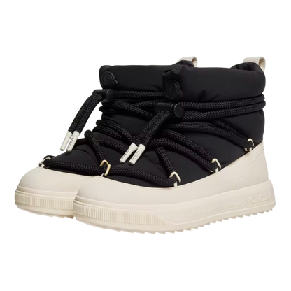 MONCLER Monpulse padded shell ankle boots ‘Black/White’